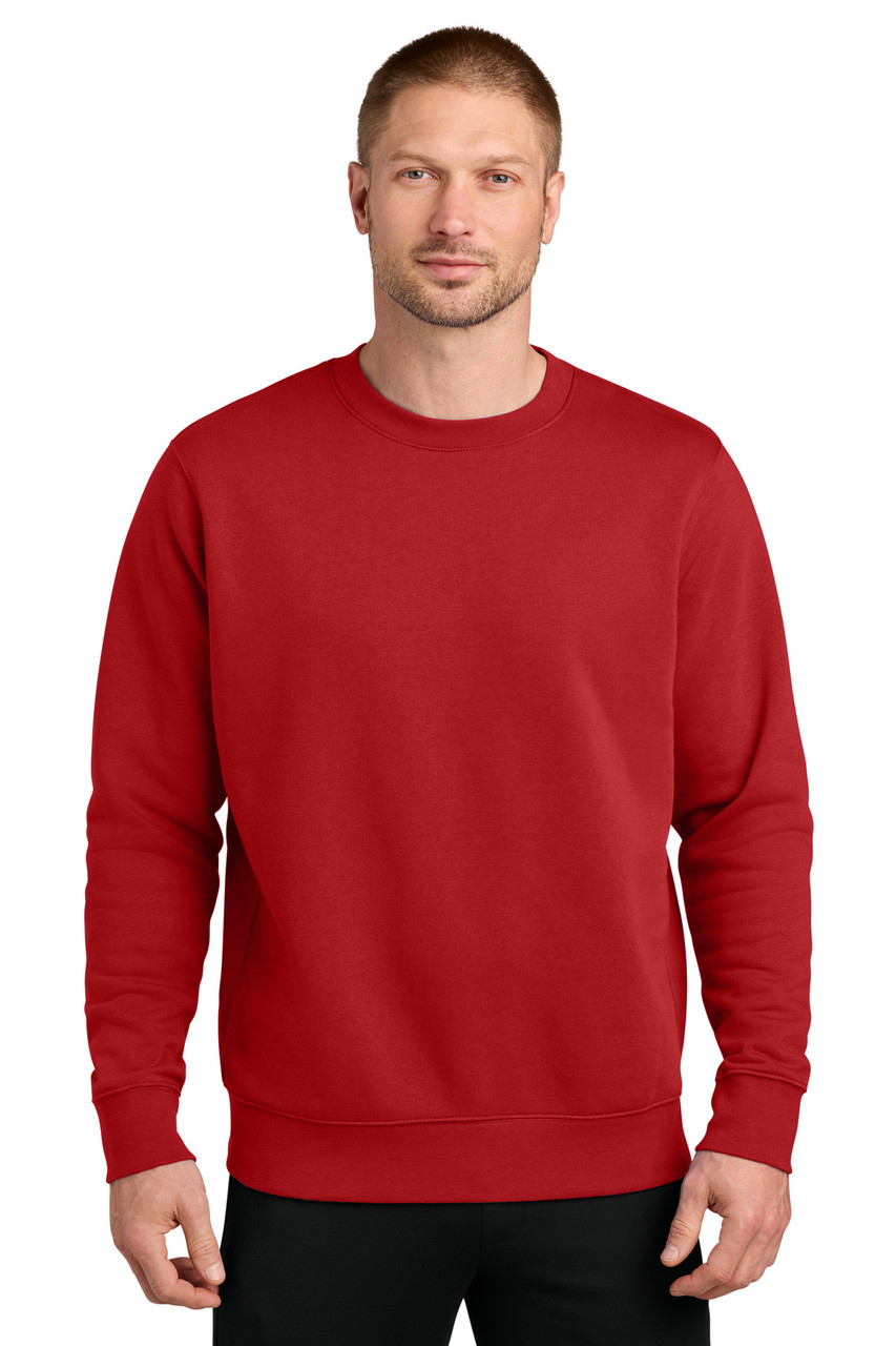 Nike Club Fleece Sleeve Swoosh Crew NKFD9863 University Red