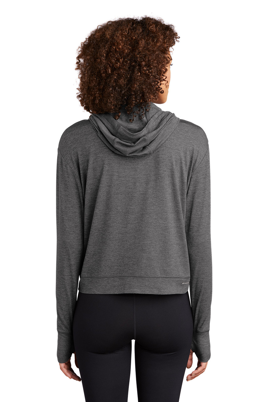 OGIO ® ENDURANCE Ladies Force Hoodie LOE342 Gear Grey Heather Back