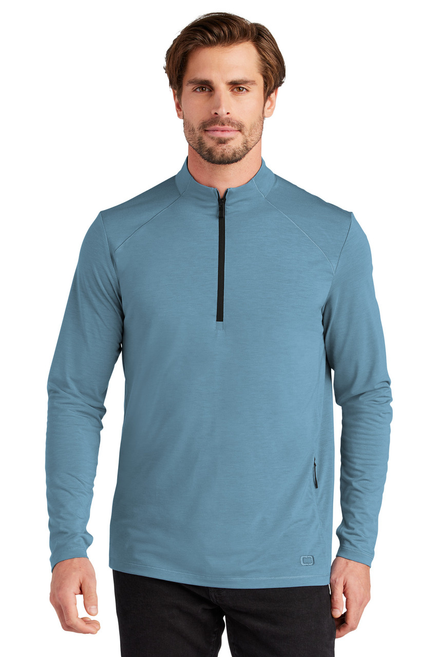 OGIO® Motion 1/4-Zip OG153 Blue Mist