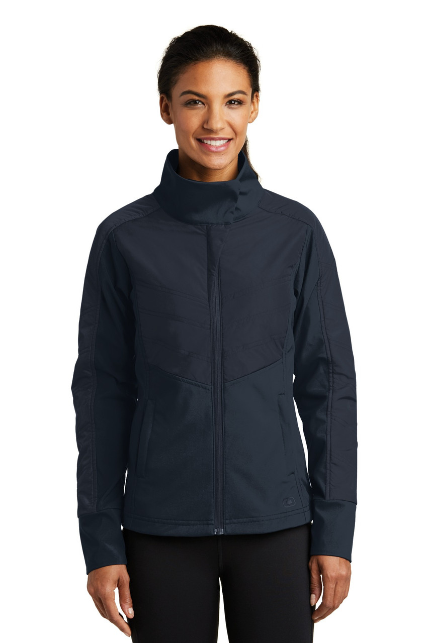 OGIO® ENDURANCE Ladies Brink Soft Shell. LOE722 Propel Navy