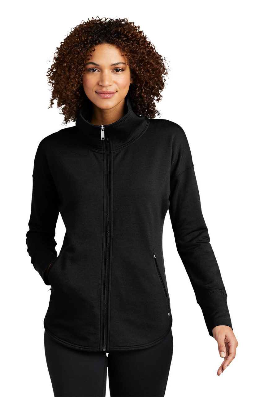 OGIO ® Ladies Luuma Full-Zip Fleece. LOG812 Blacktop