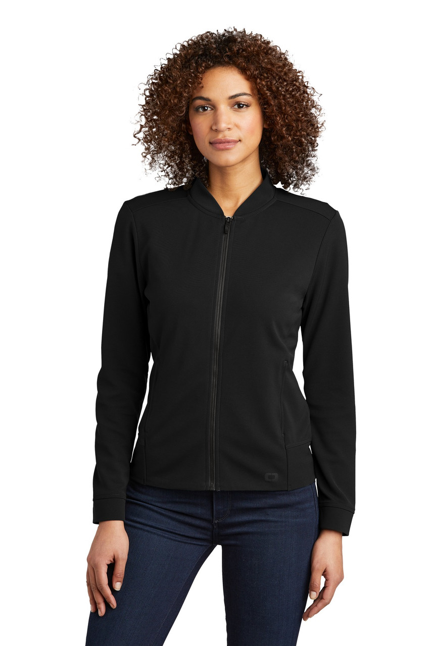 OGIO ® Ladies Hinge Full-Zip. LOG820 Blacktop