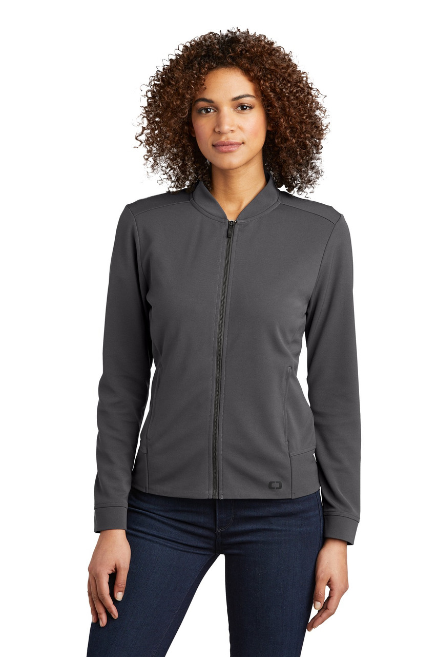 OGIO ® Ladies Hinge Full-Zip. LOG820 Tarmac Grey