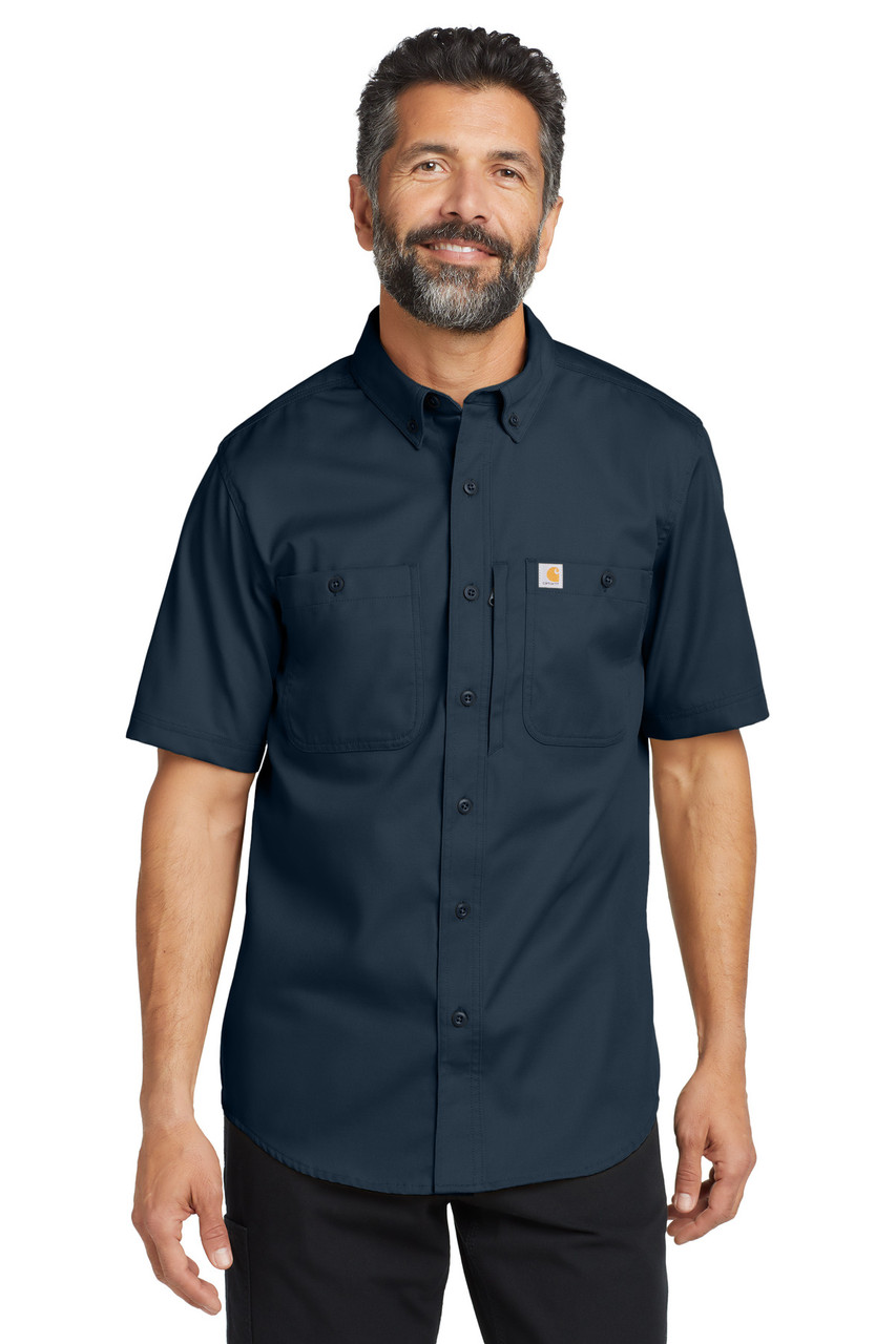 Carhartt® Rugged Professional™Series Short Sleeve Shirt CT106688 Navy