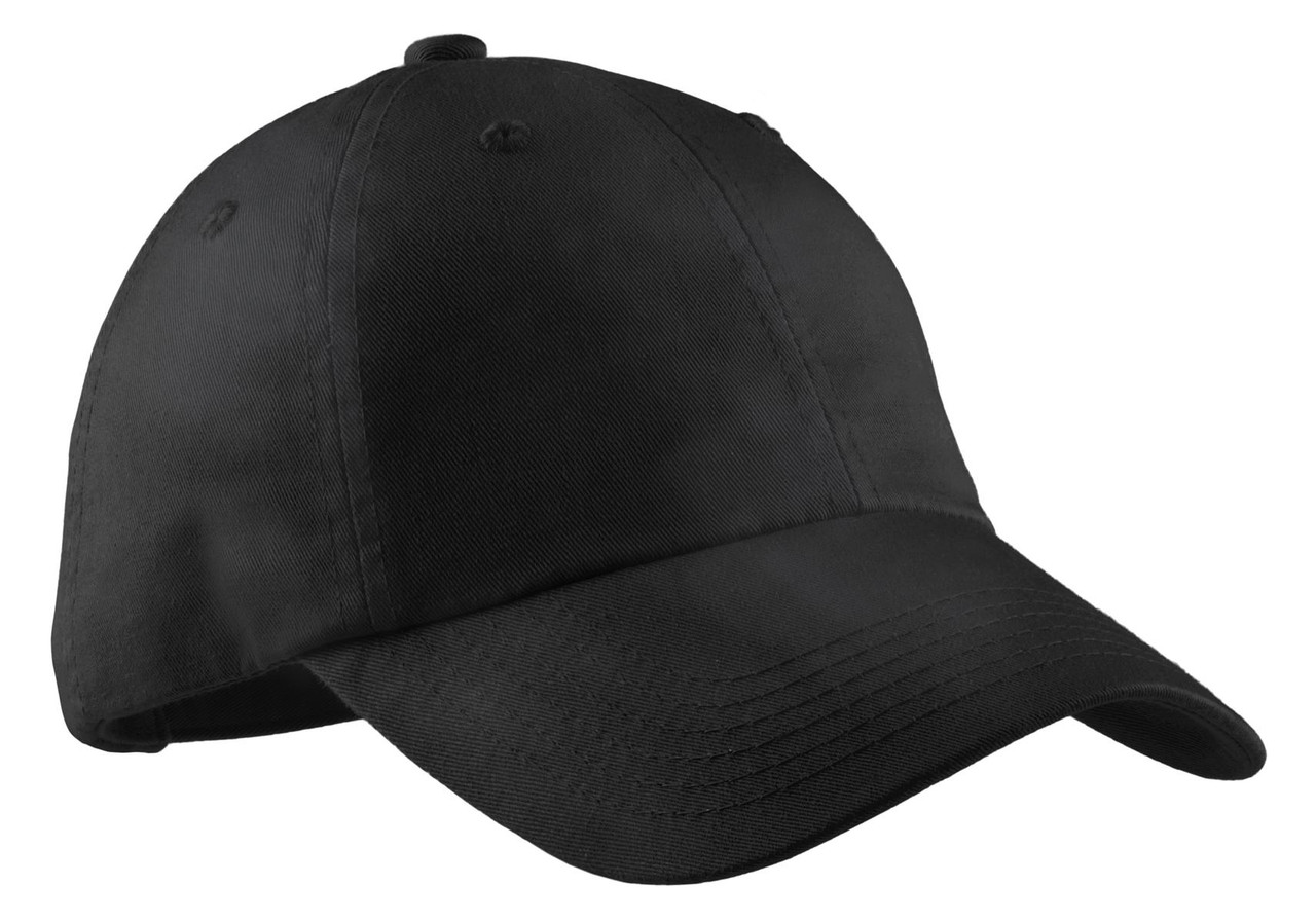 Port Authority® Ladies Garment-Washed Cap. LPWU Black