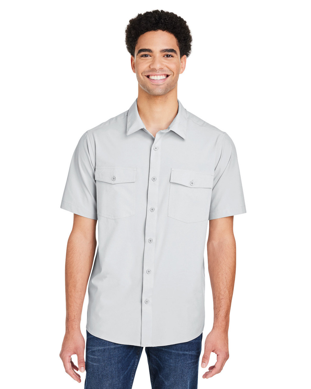 Men's Ultra UVP® Marina Shirt CE510 PLATINUM Men's Ultra UVP® Marina Shirt CE510 PLATINUM