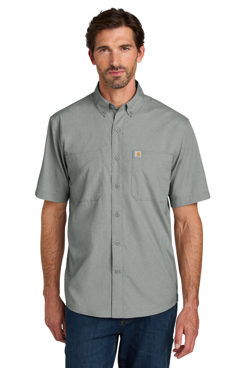 Carhartt Force? Sun Defender? Short Sleeve Shirt CT107107 Steel