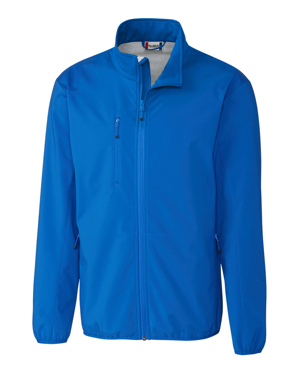 Clique Trail Eco Stretch Softshell Full Zip Mens Jacket MQO00065 Royal Blue