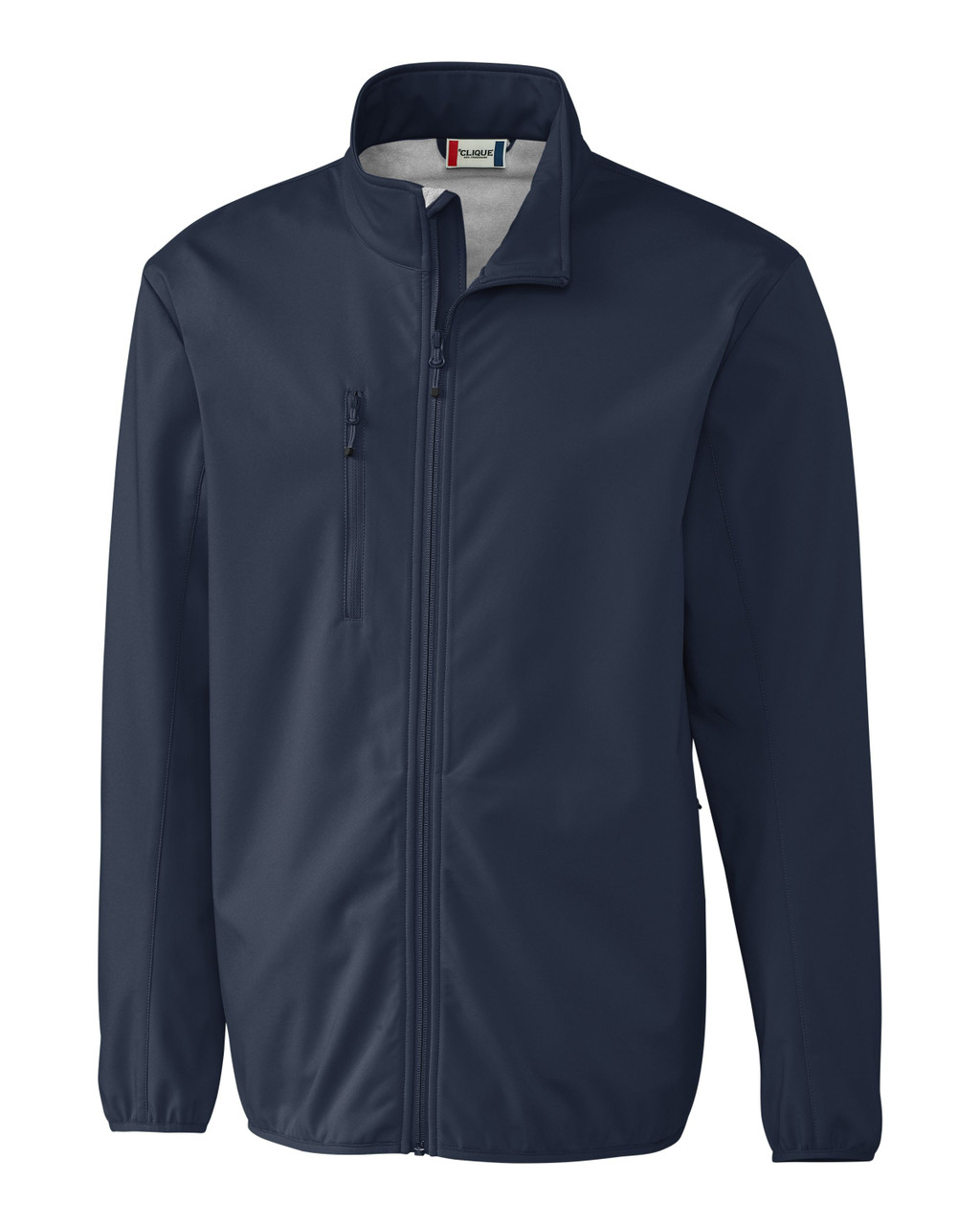 Clique Trail Eco Stretch Softshell Full Zip Mens Jacket MQO00065 Dark Navy 2
