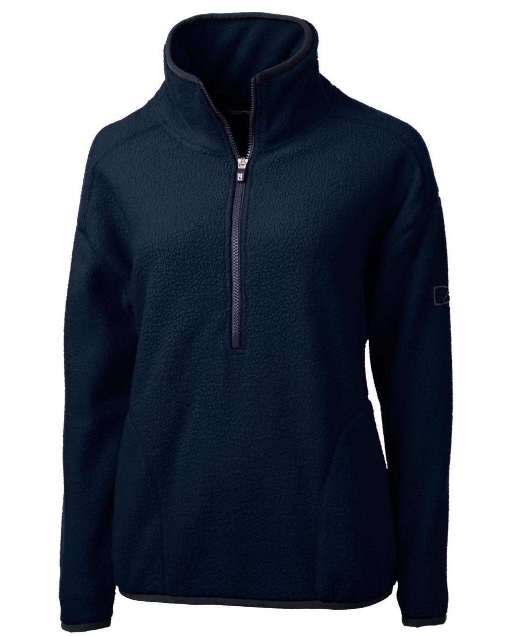 Cutter & Buck Cascade Eco Fleece Womens Pullover Jacket LCO00056 Navy Blue