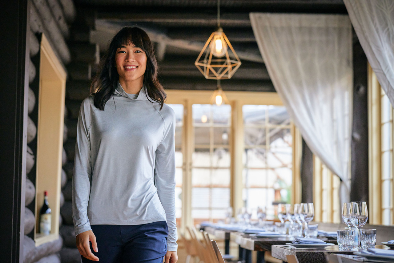 Cutter & Buck Coastline Epic Comfort Recycled Womens Funnel Neck LCK00183