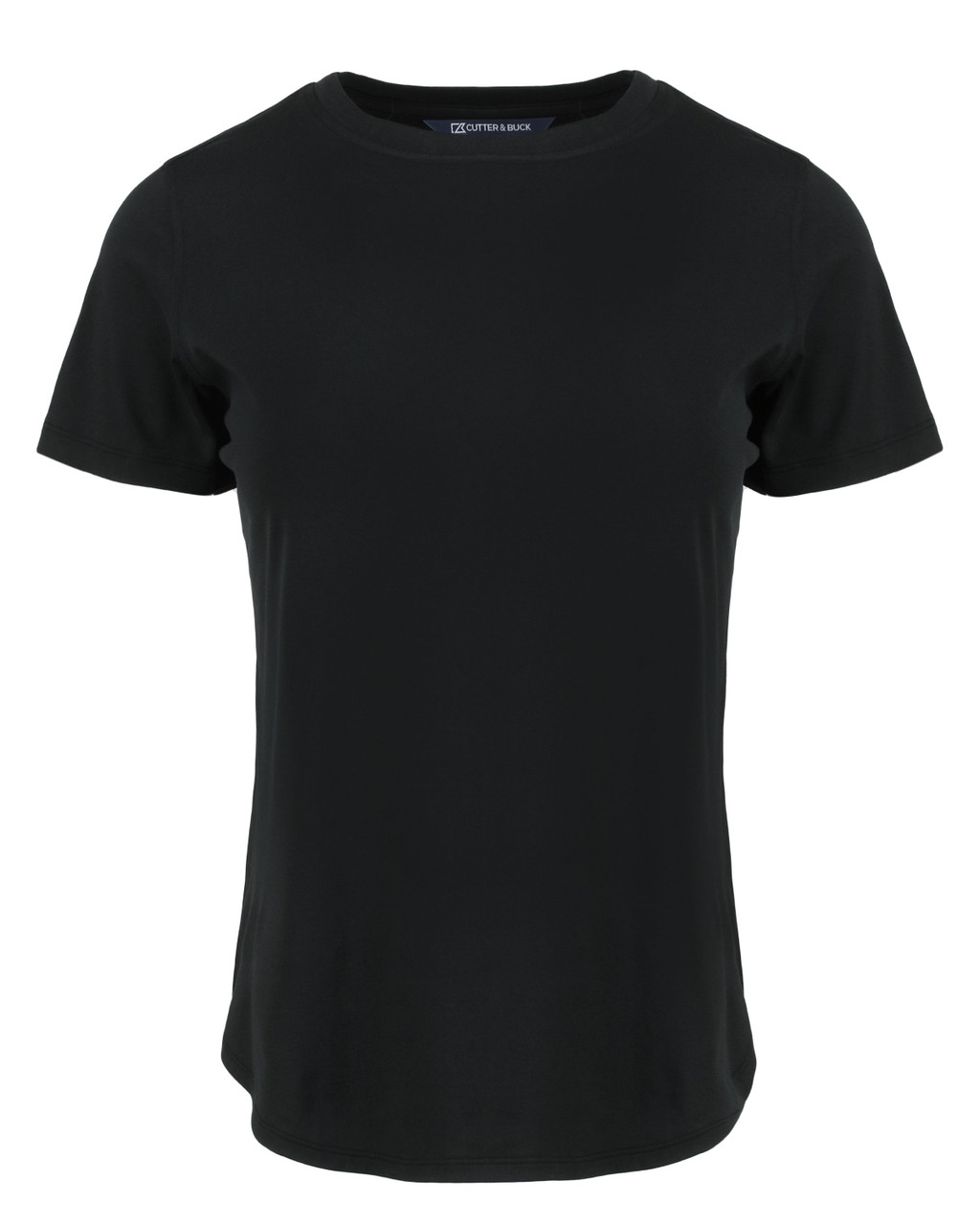 Cutter & Buck Coastline Epic Comfort Recycled Womens Short Sleeve Tee LCK00198 Black
