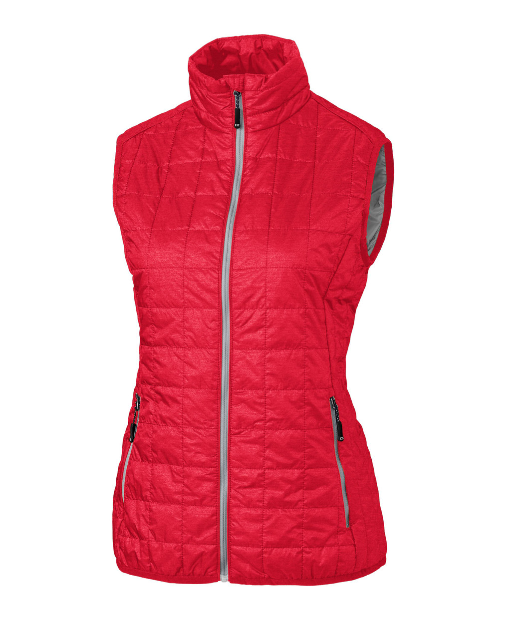 Cutter & Buck Rainier PrimaLoft® Womens Eco Insulated Full Zip Puffer Vest LCO00008 Red