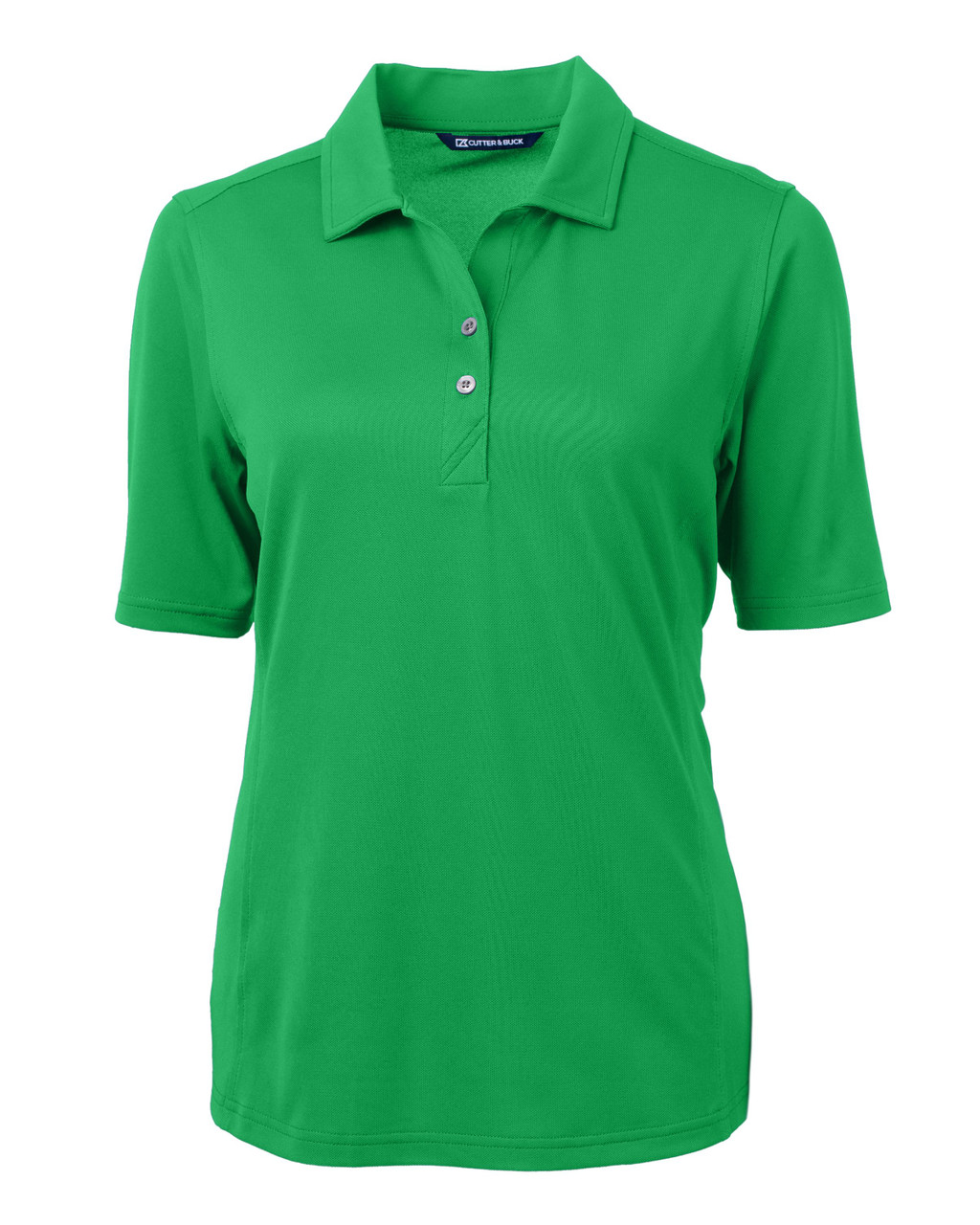 Cutter & Buck Virtue Eco Pique Recycled Womens Polo LCK00127 Kelly Green