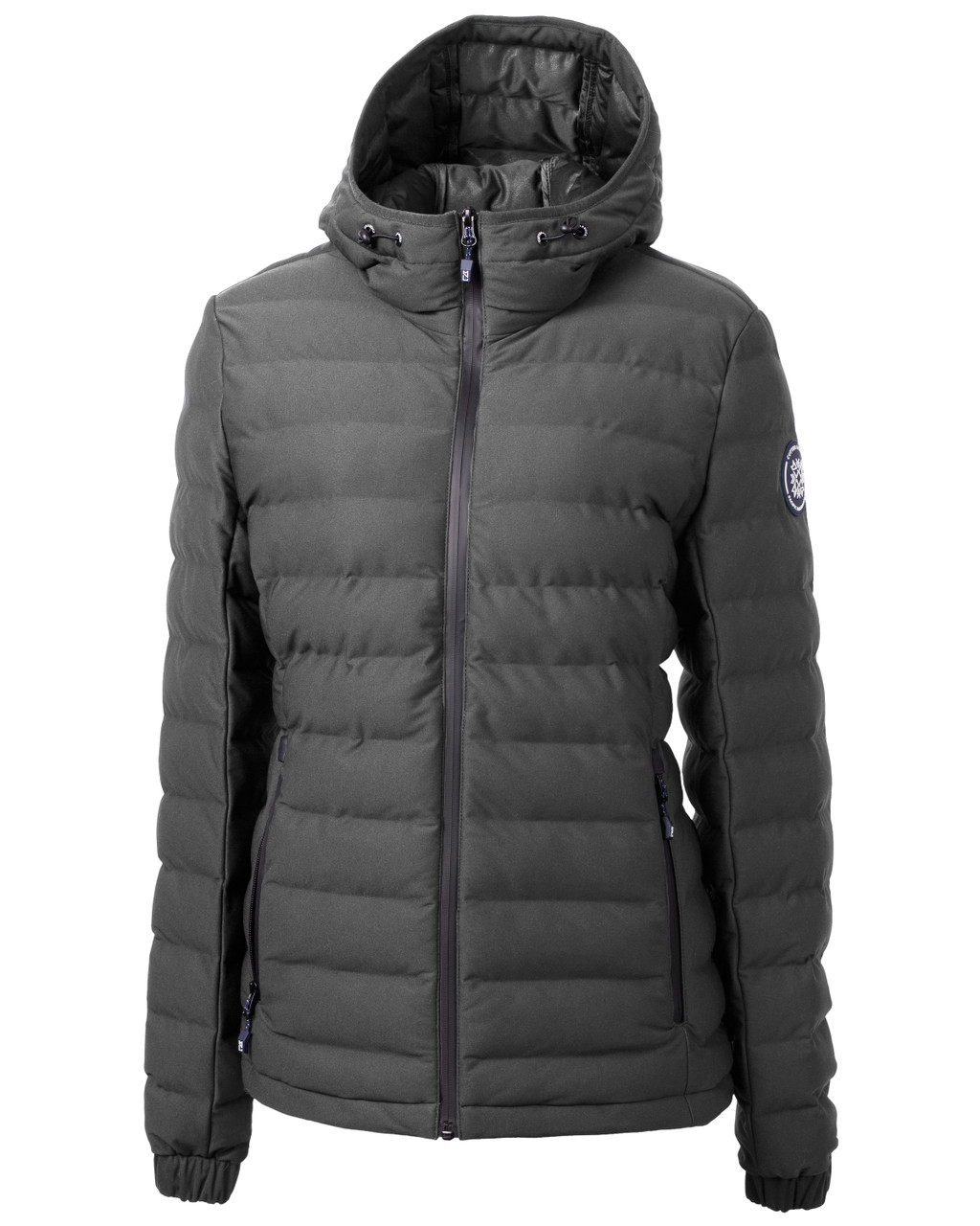 Cutter & Buck Mission Ridge Repreve® Eco Insulated Womens Puffer Jacket LCO00052 Elemental Grey 2