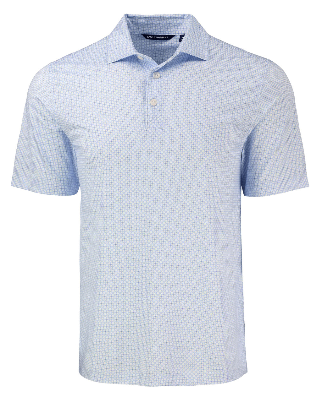 Cutter & Buck Pike Eco Diamond Dot Print Recycled Mens Polo MCK01343 Atlas