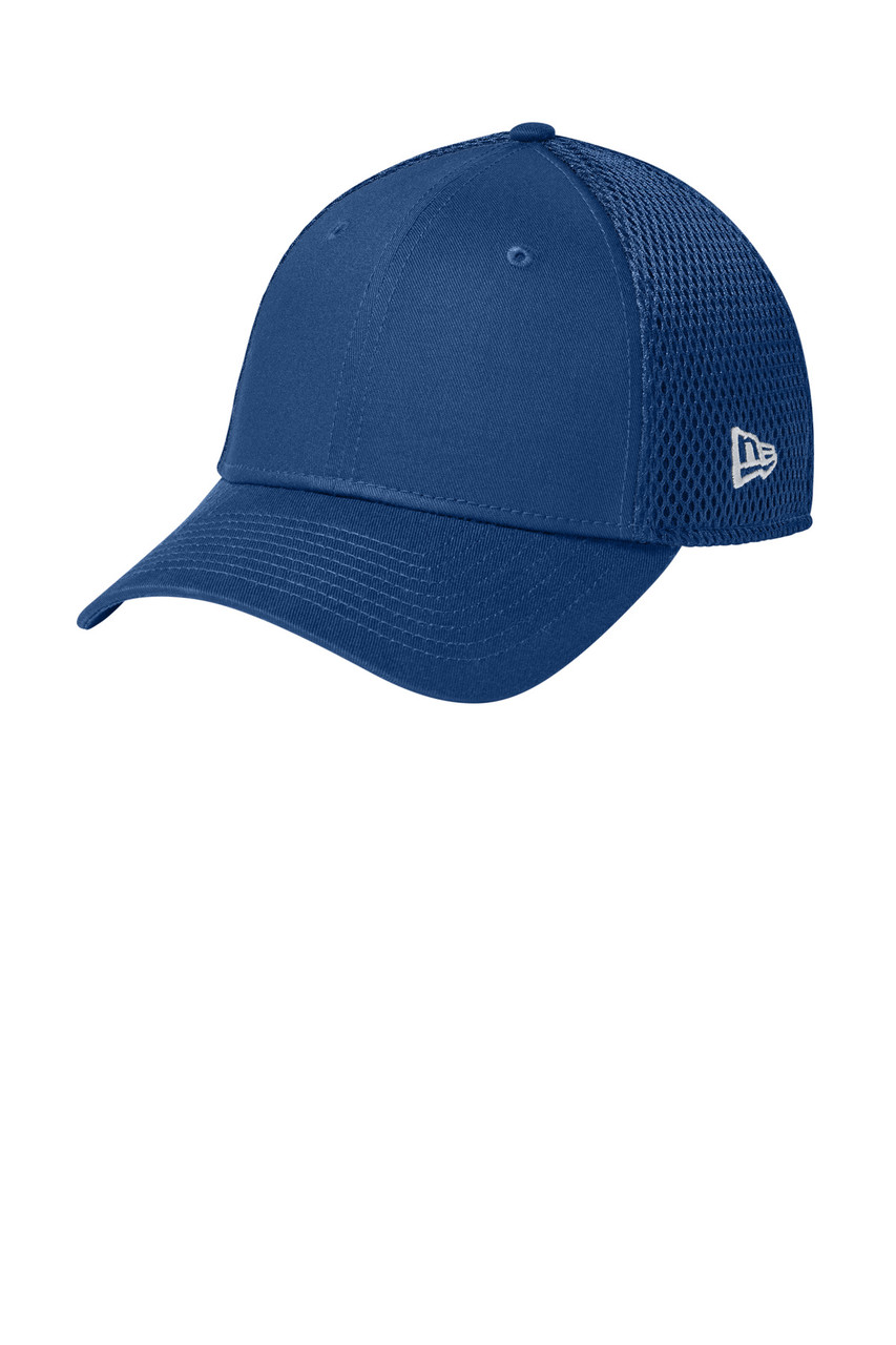 New Era® - Stretch Mesh Cap.  NE1020 Flag Royal/ Royal