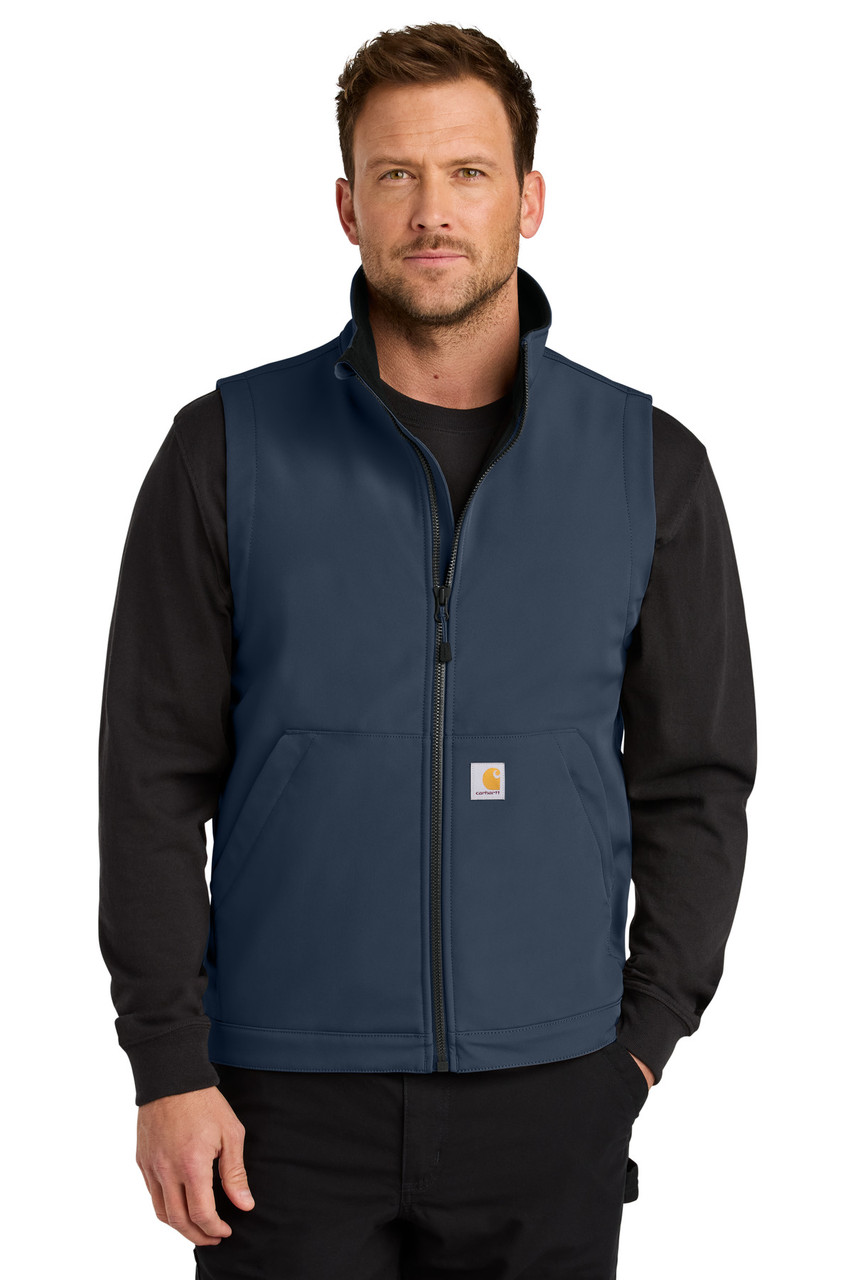 Carhartt® Rain Defender® Soft Shell Vest CT106439 Navy