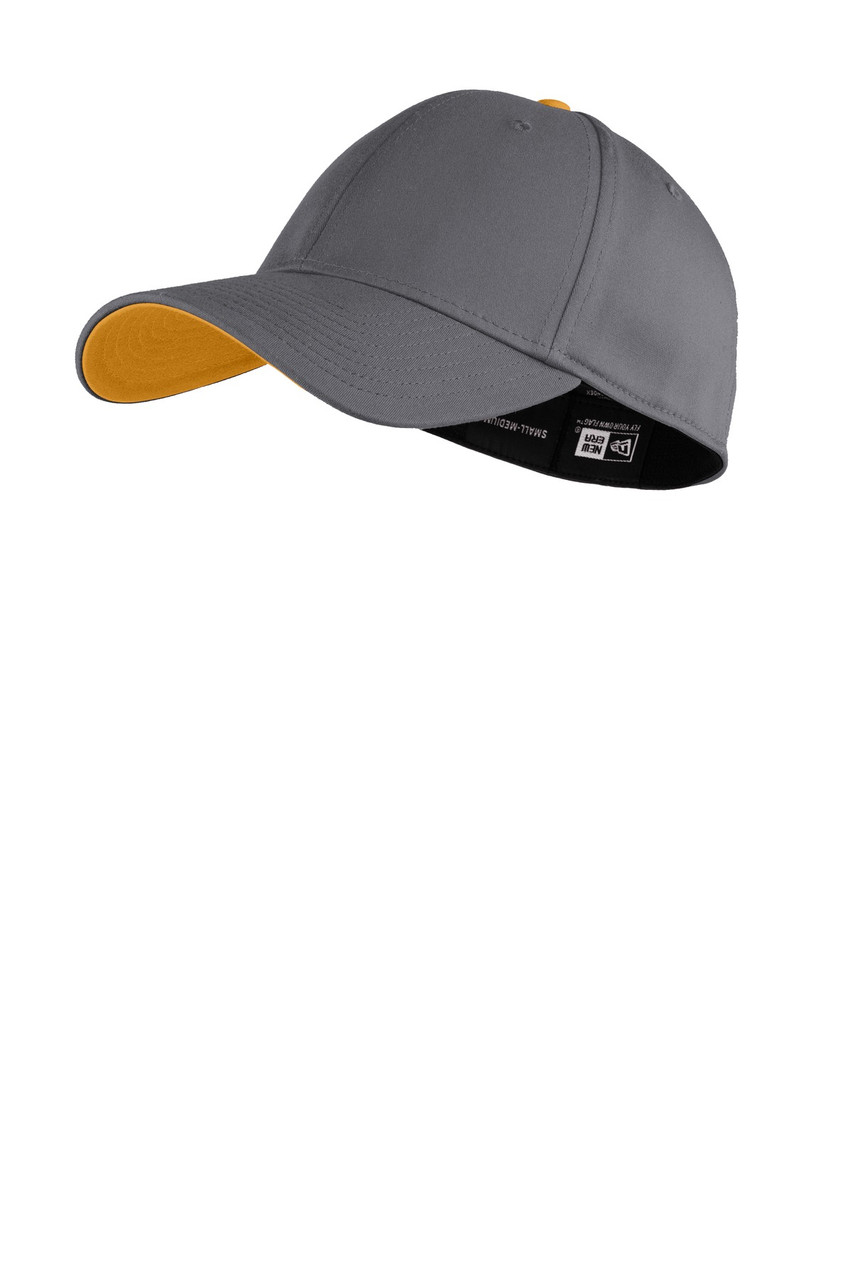 New Era® Interception Cap. NE1100 Graphite/ Gold