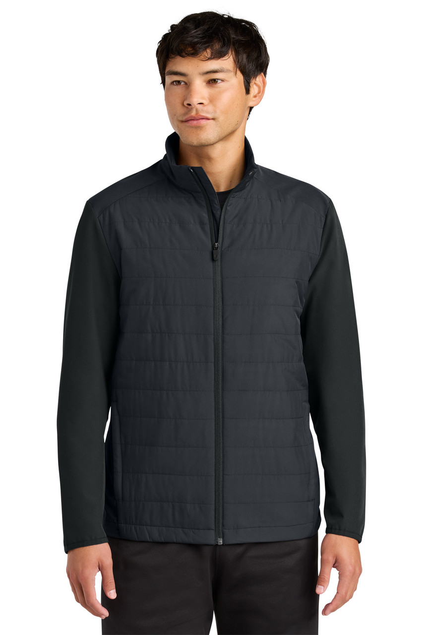 Sport-Tek® Teknical Hybrid Jacket ST940 Black