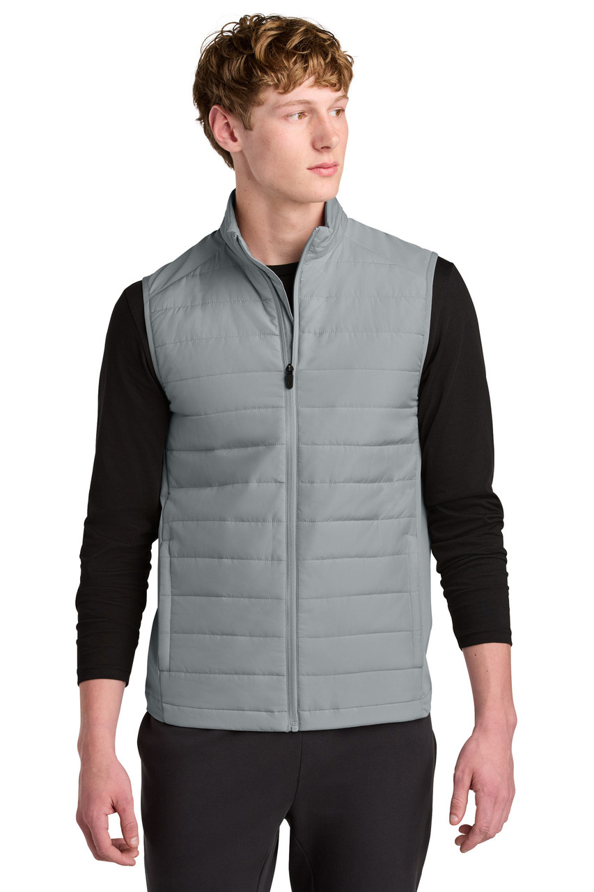 Sport-Tek® Teknical Hybrid Vest ST941 Silver