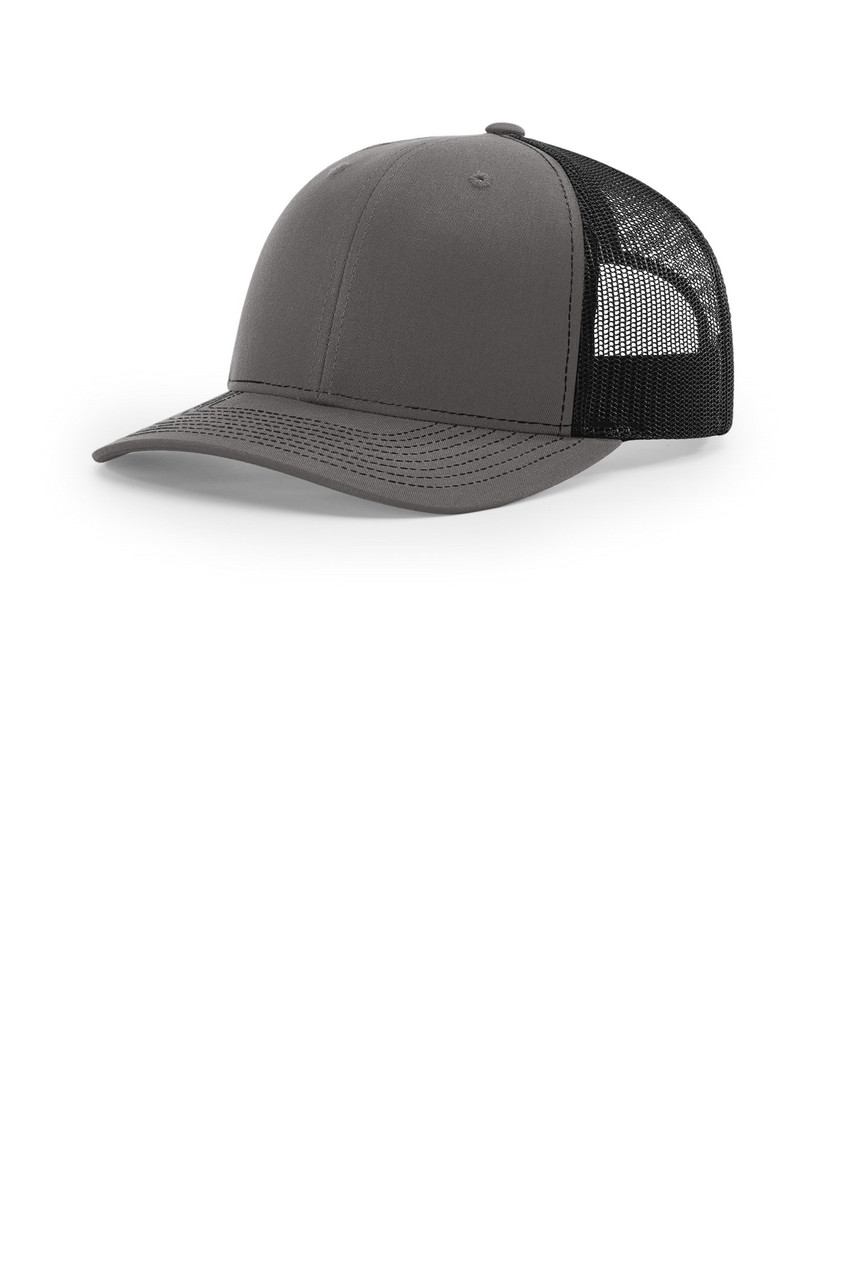 Richardson Trucker Cap 112 Charcoal/ Black