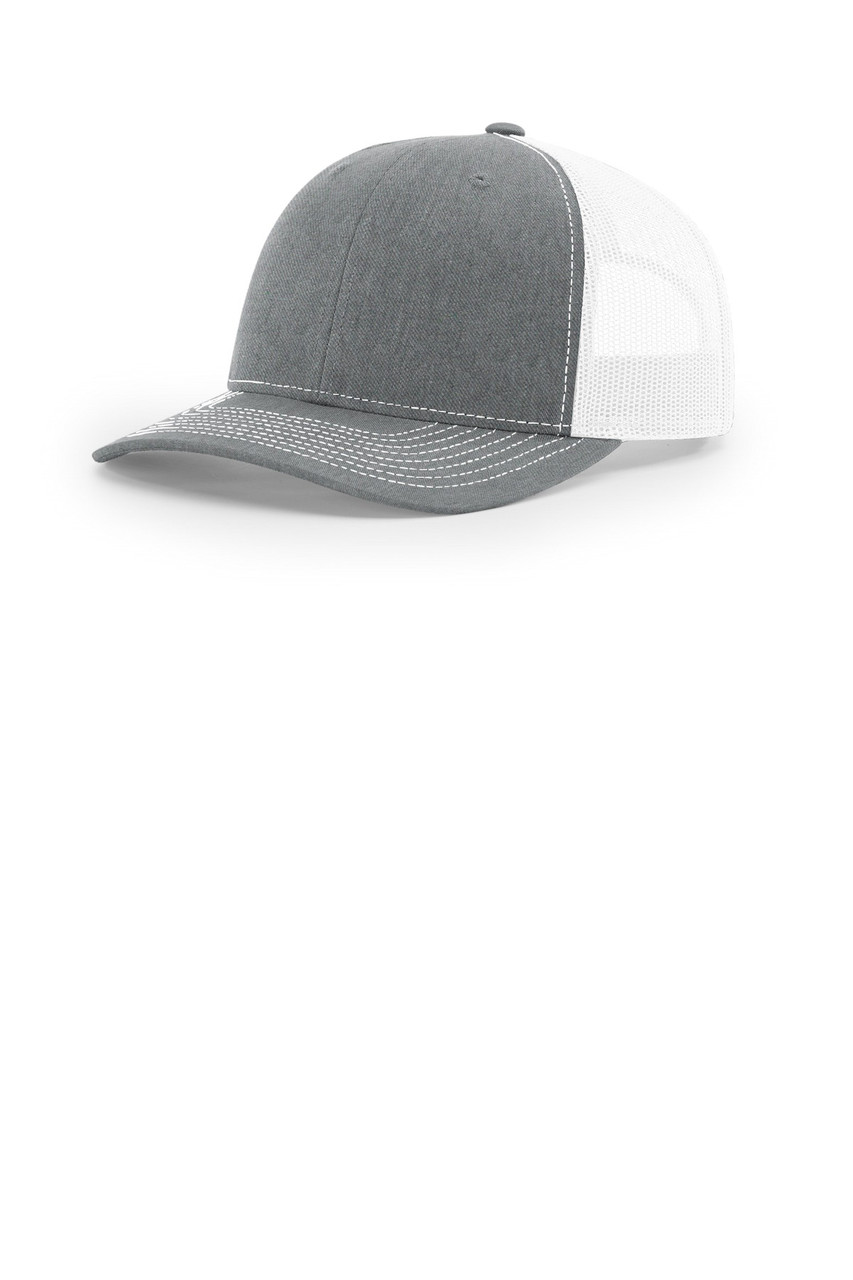 Richardson Trucker Cap 112 Heather Grey/ White