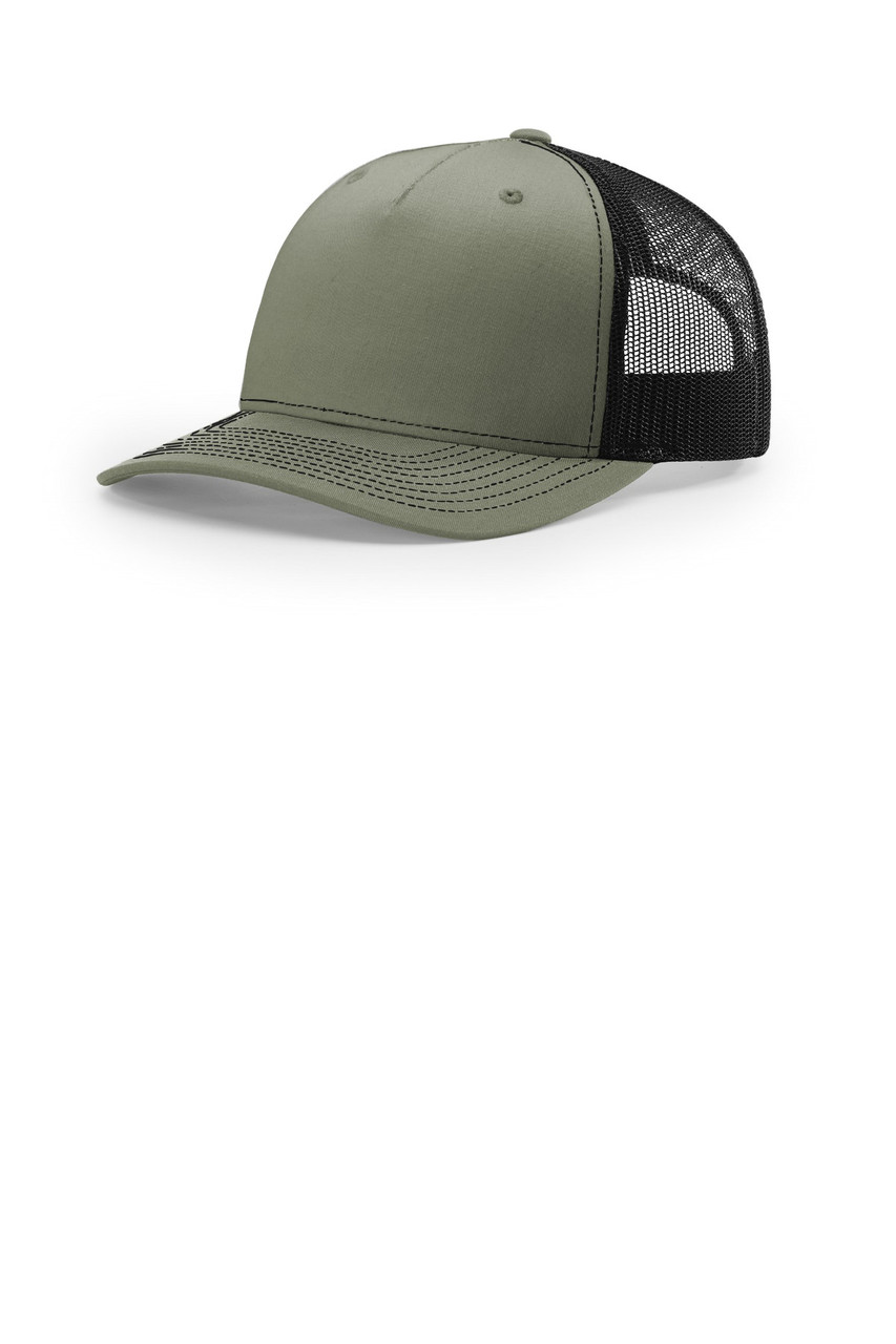 Richardson Five-Panel Trucker 112FP Loden/ Black