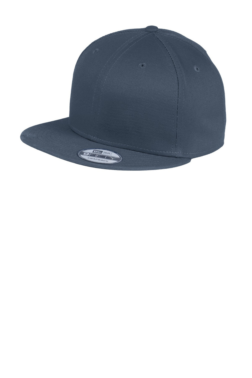 New Era® - Flat Bill Snapback Cap. NE400 Deep Navy