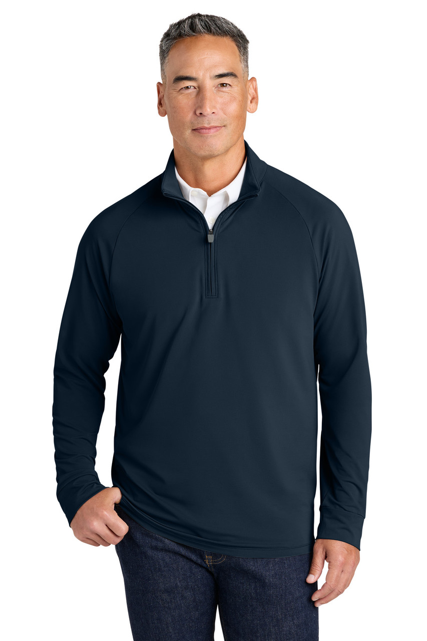 Brooks Brothers® Luxe Performance 1/4-Zip BB18214 Navy Blazer