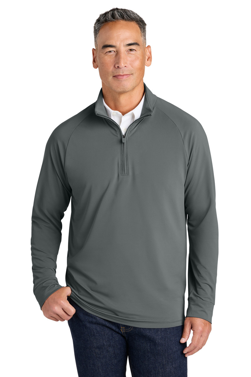 Brooks Brothers® Luxe Performance 1/4-Zip BB18214 Shadow Grey