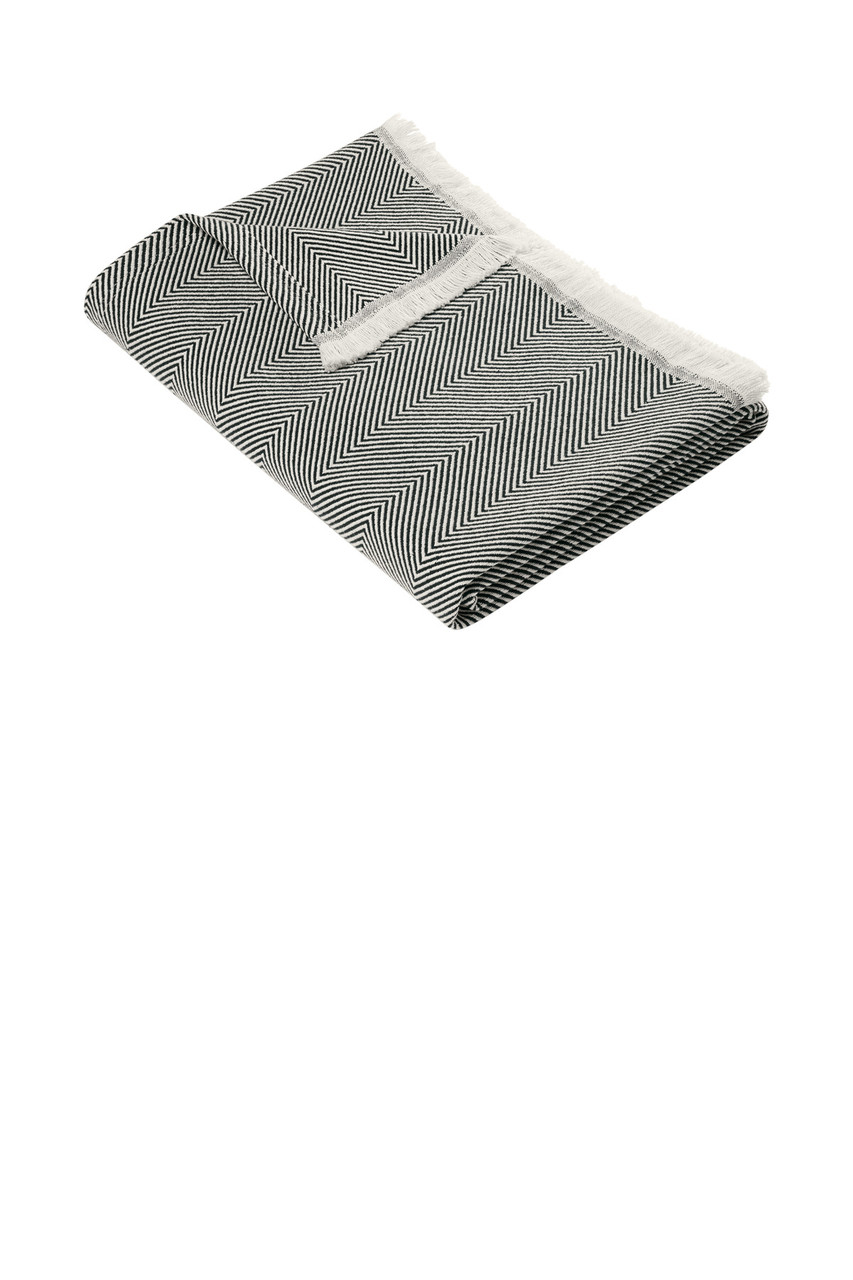 Brooks Brothers® Coastal Throw BB19001 Windsor Grey/ Parchment
