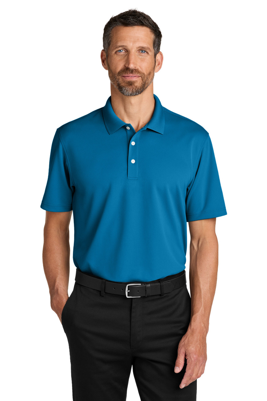 Port Authority® Dry Zone® Stain-Release Grid Polo K845 Imperial Blue