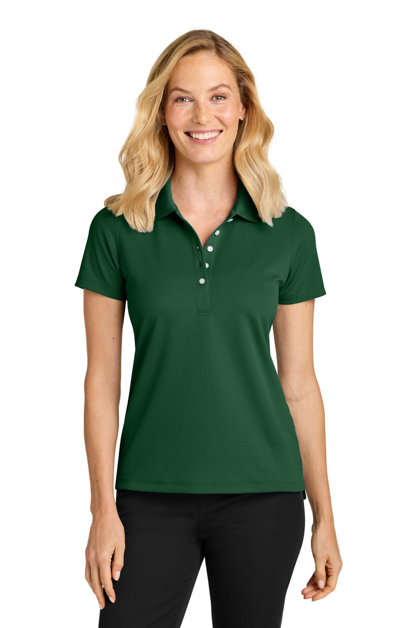 Port Authority® Women's Dry Zone® Stain-Release Grid Polo LK845 Hunter Green