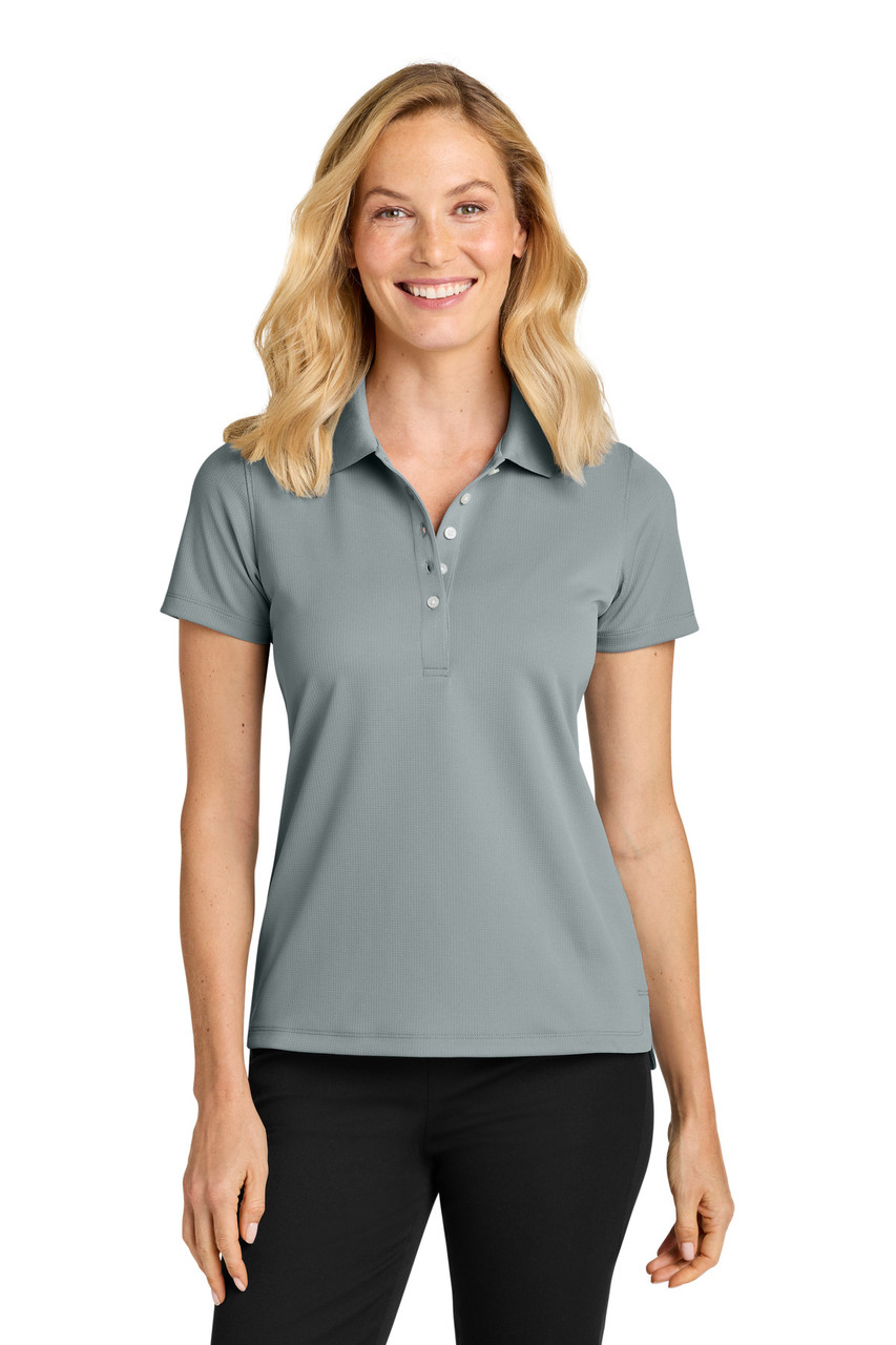 Port Authority® Women's Dry Zone® Stain-Release Grid Polo LK845 Light Sterling Grey
