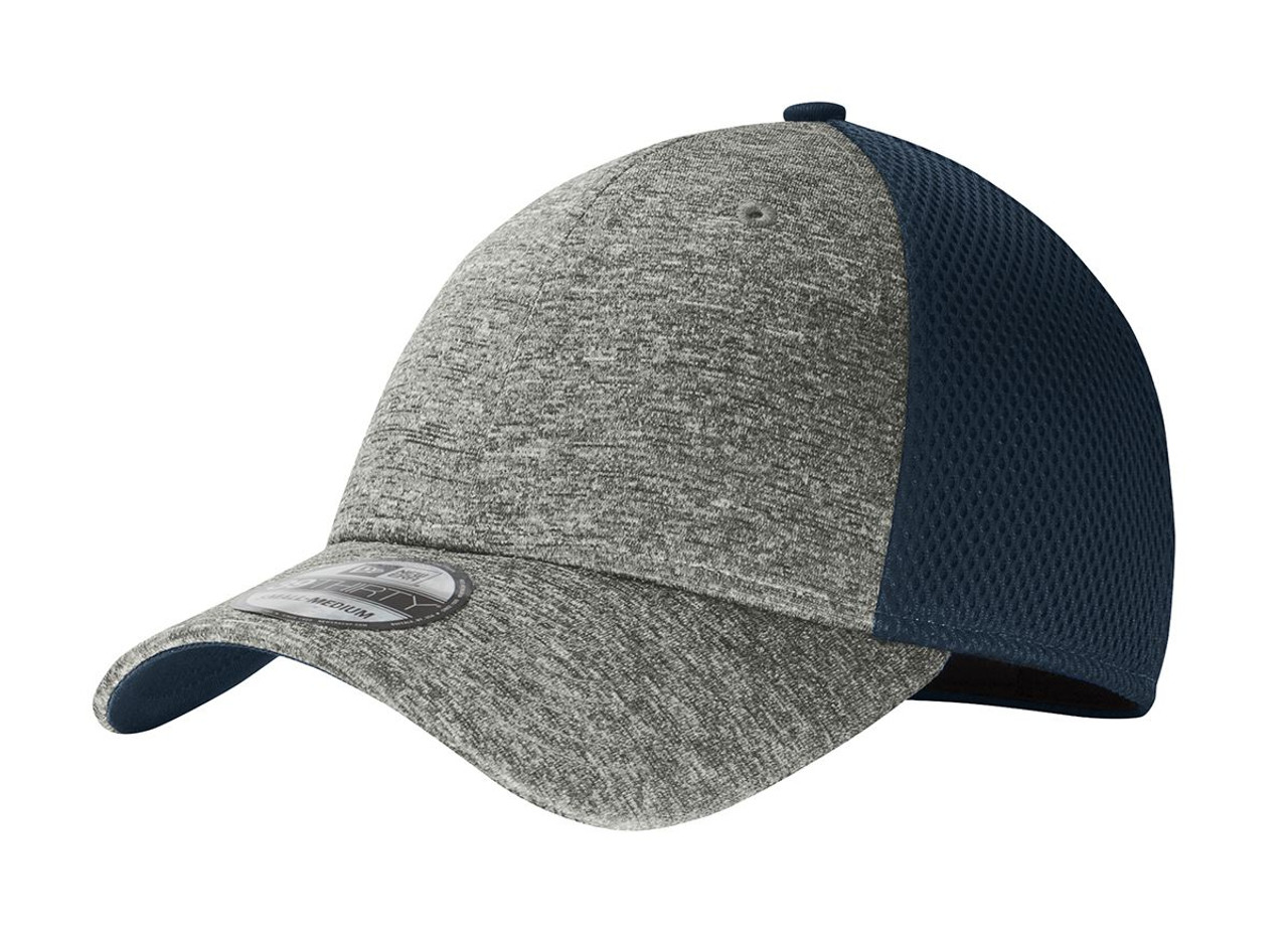 New Era® Shadow Stretch Mesh Cap. NE702 Deep Navy/ Shadow Heather