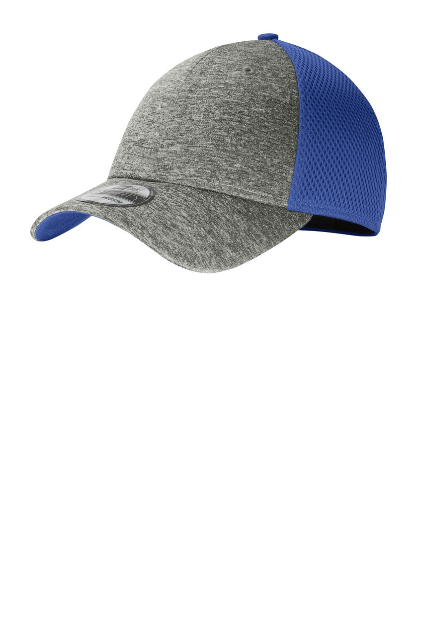 New Era® Shadow Stretch Mesh Cap. NE702 Royal/ Shadow Heather S/M