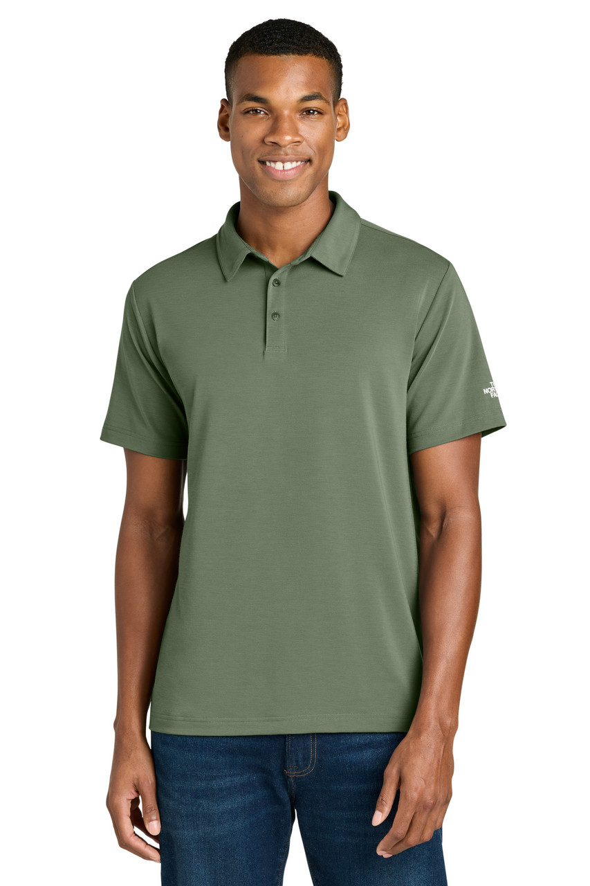 The North Face® Canyon Crest Polo NF0A8GE0 Bark Mist Green