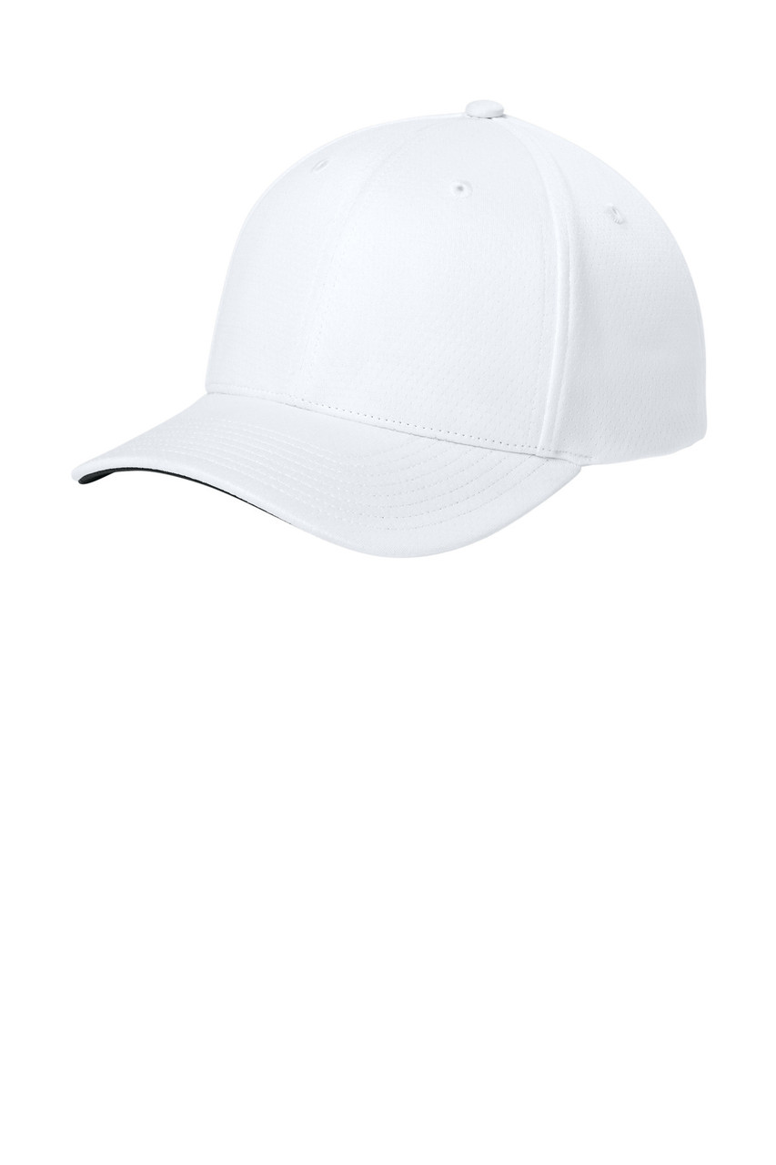 Sport-Tek® Impact Mesh Stretch-Tek Adjustable Cap STC71 White