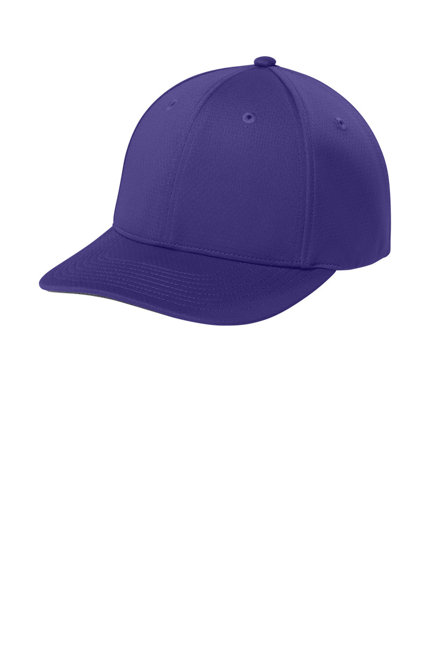 Sport-Tek® Impact Mesh Stretch-Tek Adjustable Cap STC71 Purple