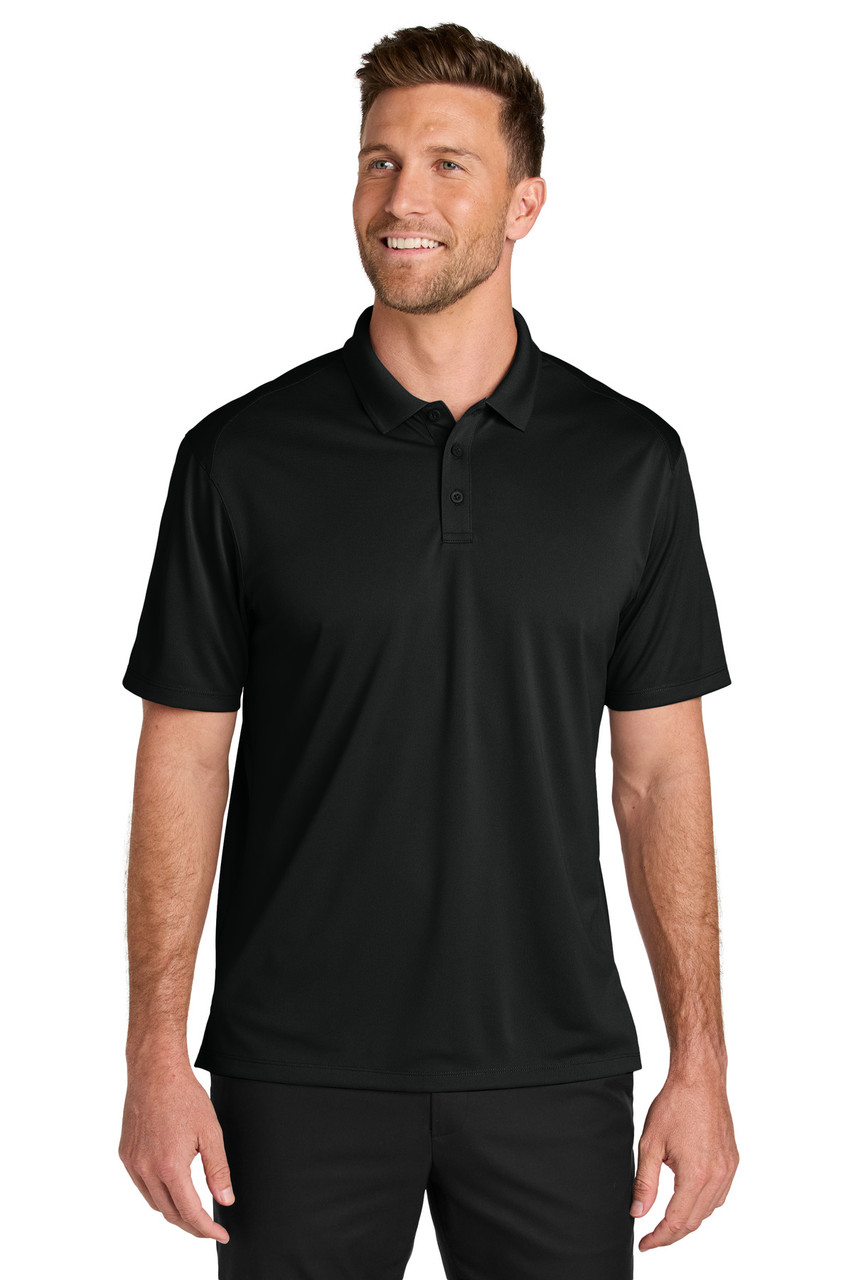 Port Authority® Tall Wearever Performance Pique Polo TLK240 Deep Black