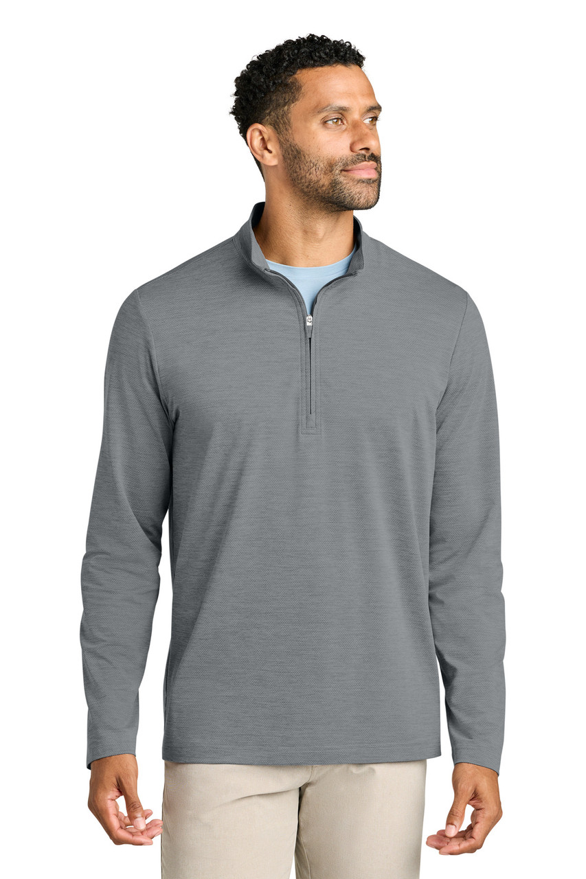 TravisMathew Onward 1/4-Zip TMA42775 Quiet Shade Grey Heather