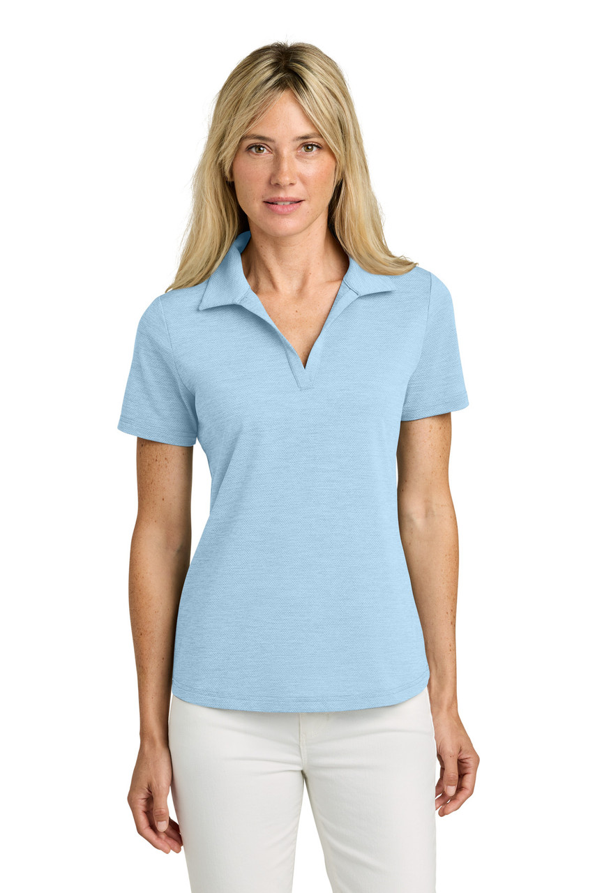 TravisMathew Women's Onward Polo TMA46416 Airy Blue Heather
