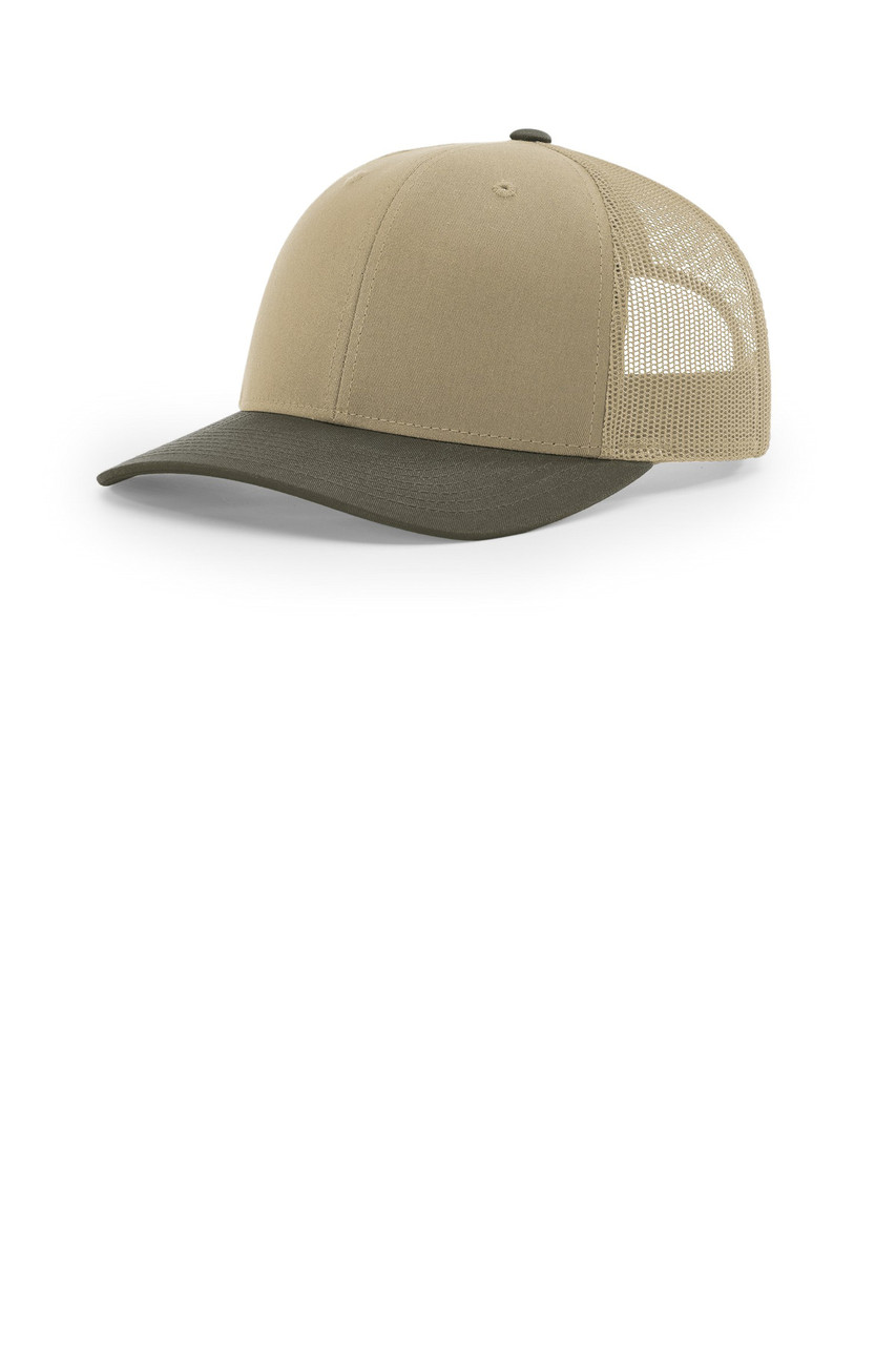 Richardson Trucker Cap 112 Khaki/ Khaki/ Chocolate Chip