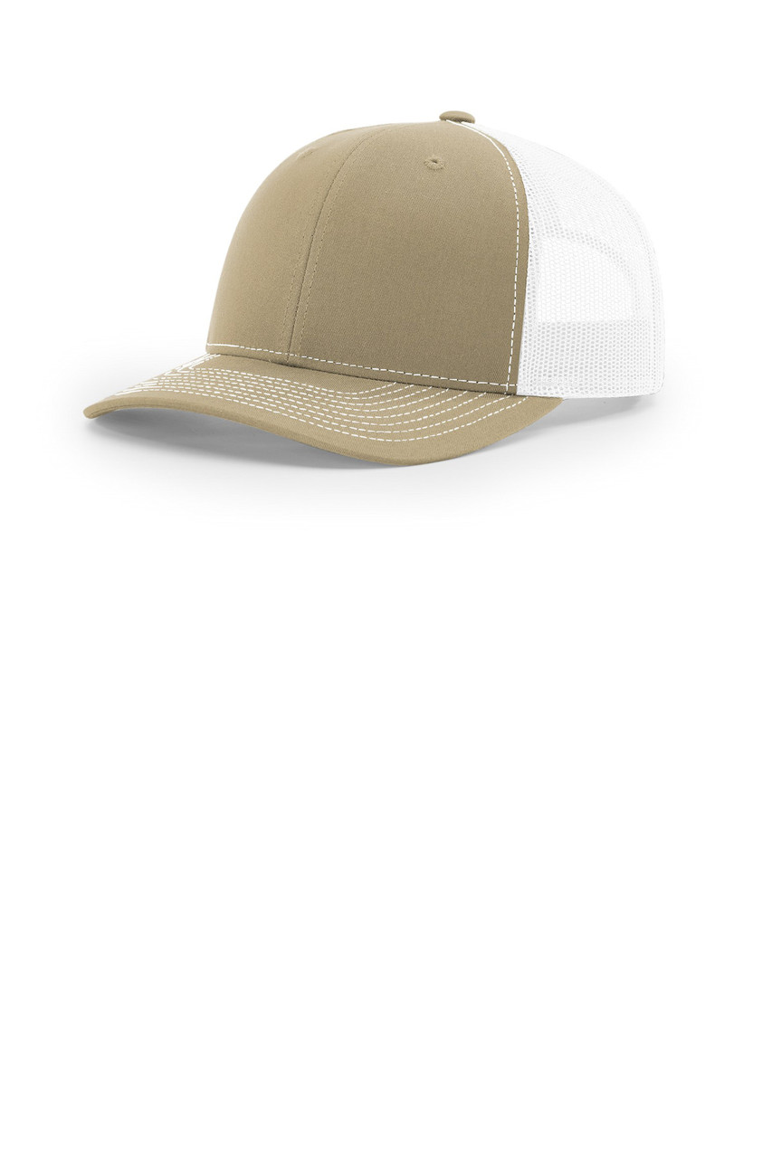 Richardson Trucker Cap 112 Khaki/ White