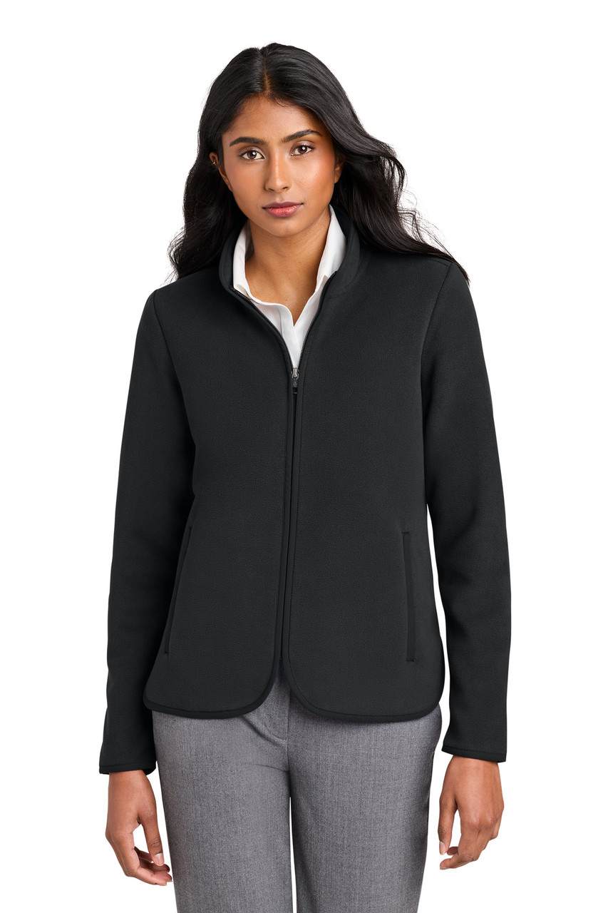 Brooks Brothers® Women's Fleece Jacket BB18611 Deep Black