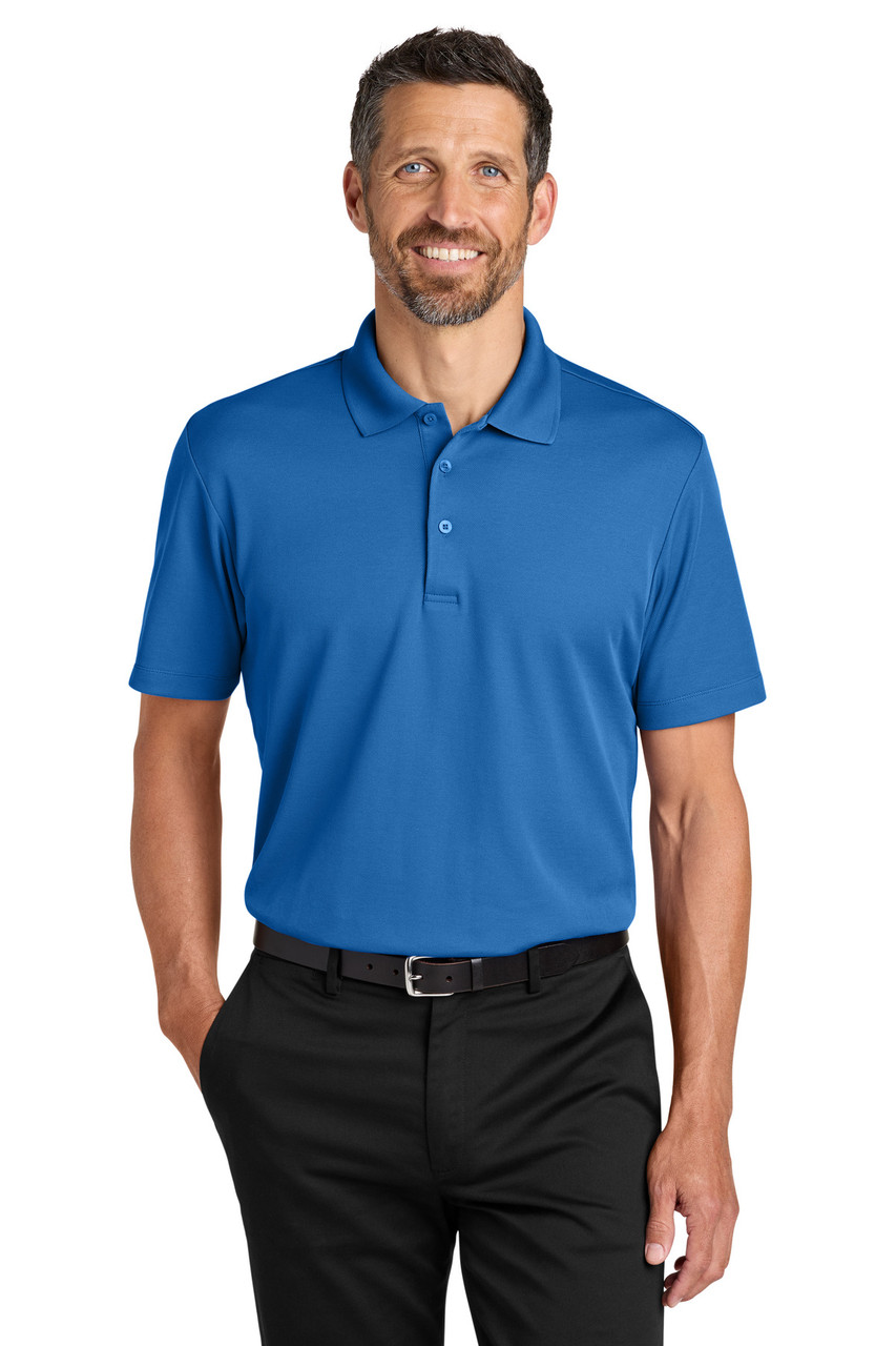 Port Authority® Plaited Pique Polo K620 Strong Blue