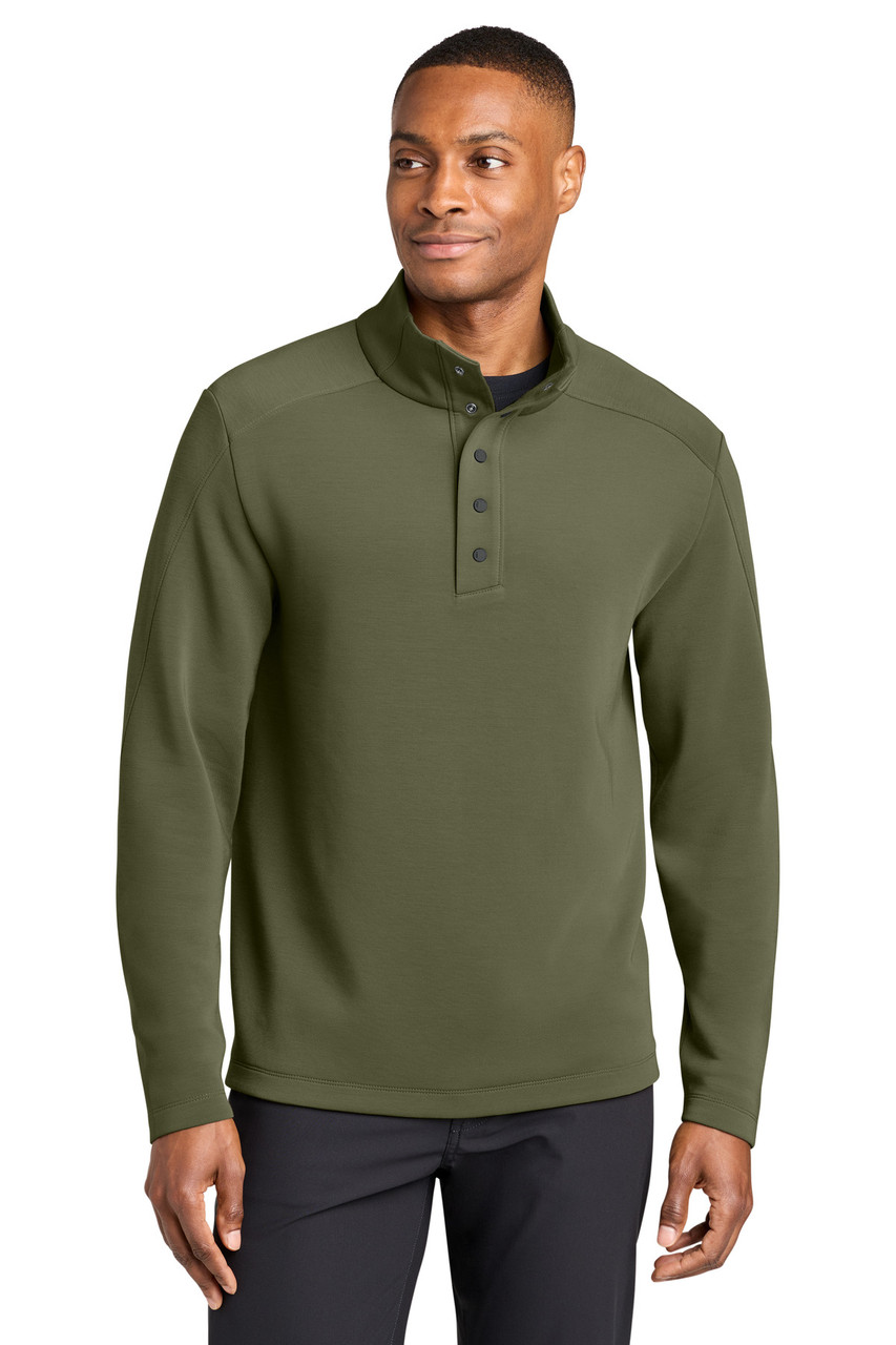 MiiR® Kumo 1/4-Snap Pullover MRA220 Forest Moss
