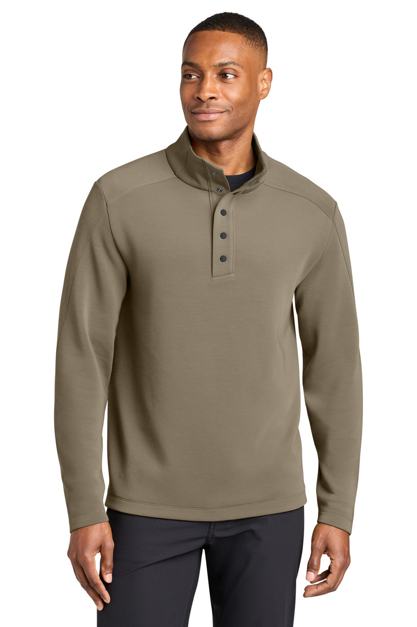 MiiR® Kumo 1/4-Snap Pullover MRA220 Truffle