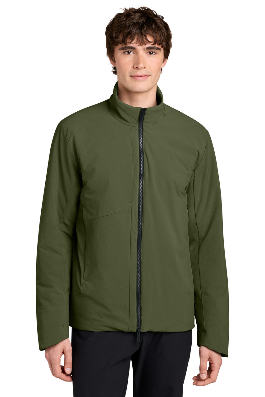 MiiR® Sashiko Full-Zip Stretch Puffy MRA440 Forest Moss